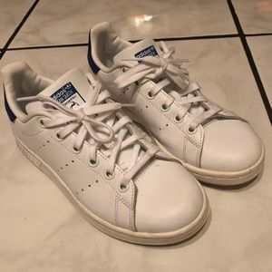 Adidas Stan Smith - Blue Kids Size 4 or Women 6.5